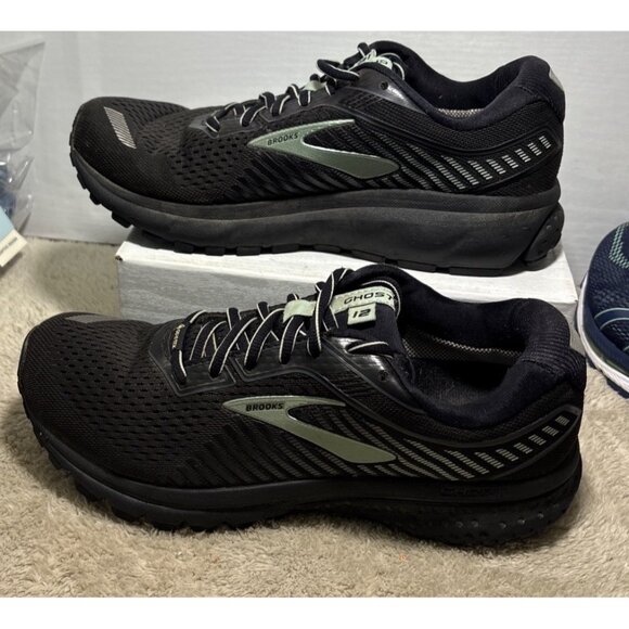 Brooks Ghost 12 GTX Running Shoes Womens Black Size 7.5 B Gore Tex Upper - Picture 2 of 14